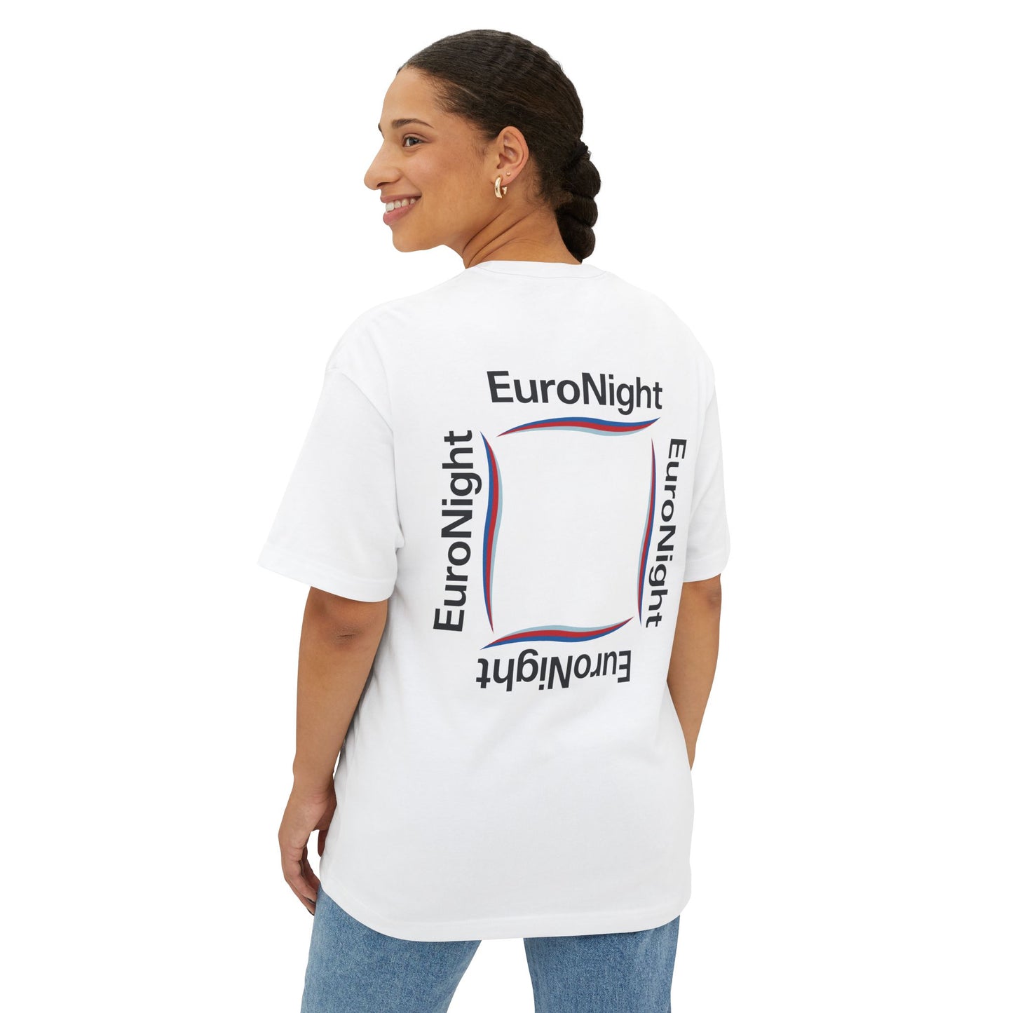 Euro Night Oversized Boxy Tee