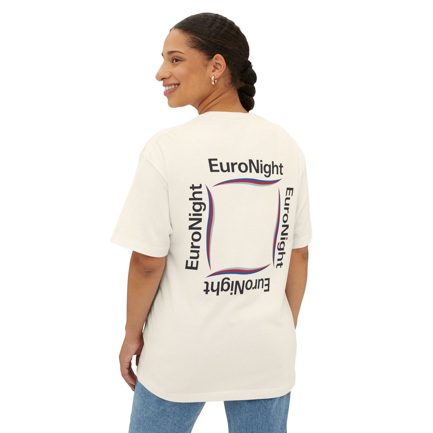 Euro Night Oversized Boxy Tee