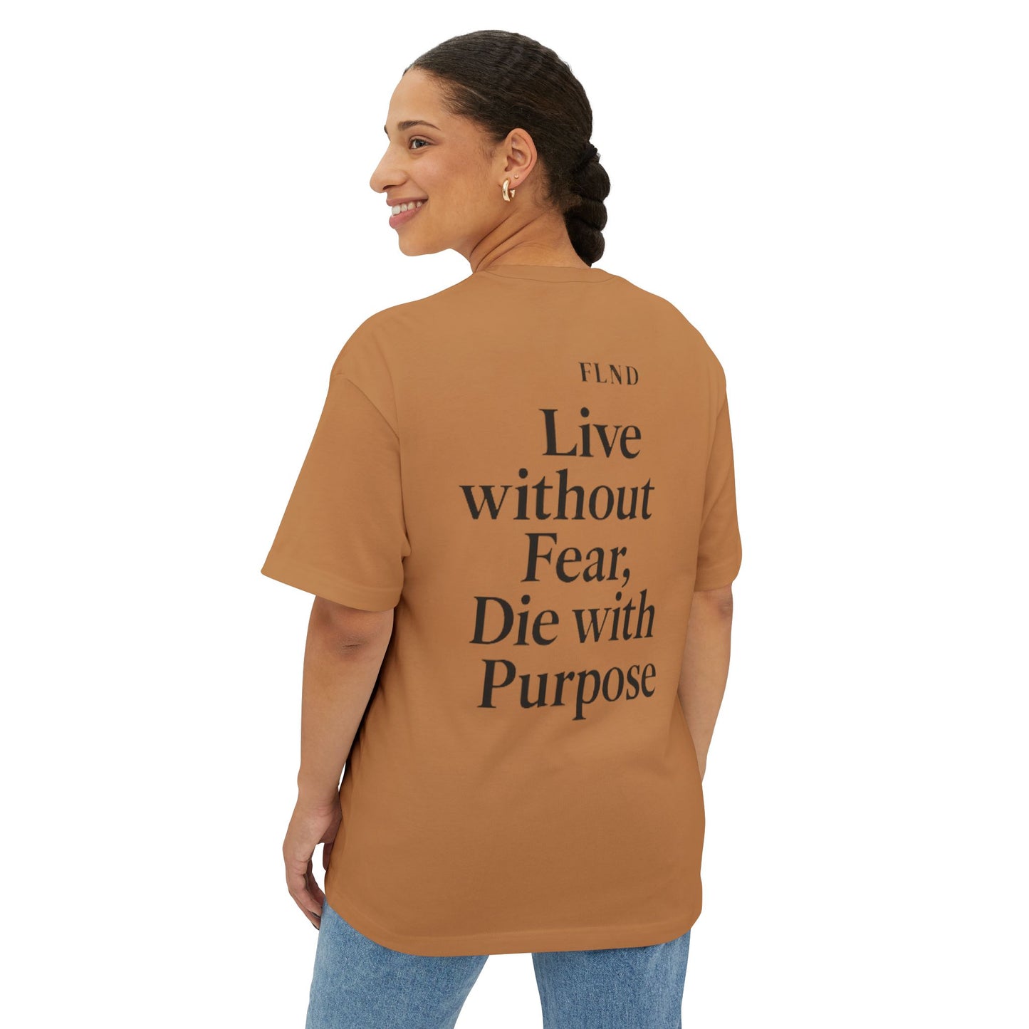 Fear Life Not Death Mountain Tee