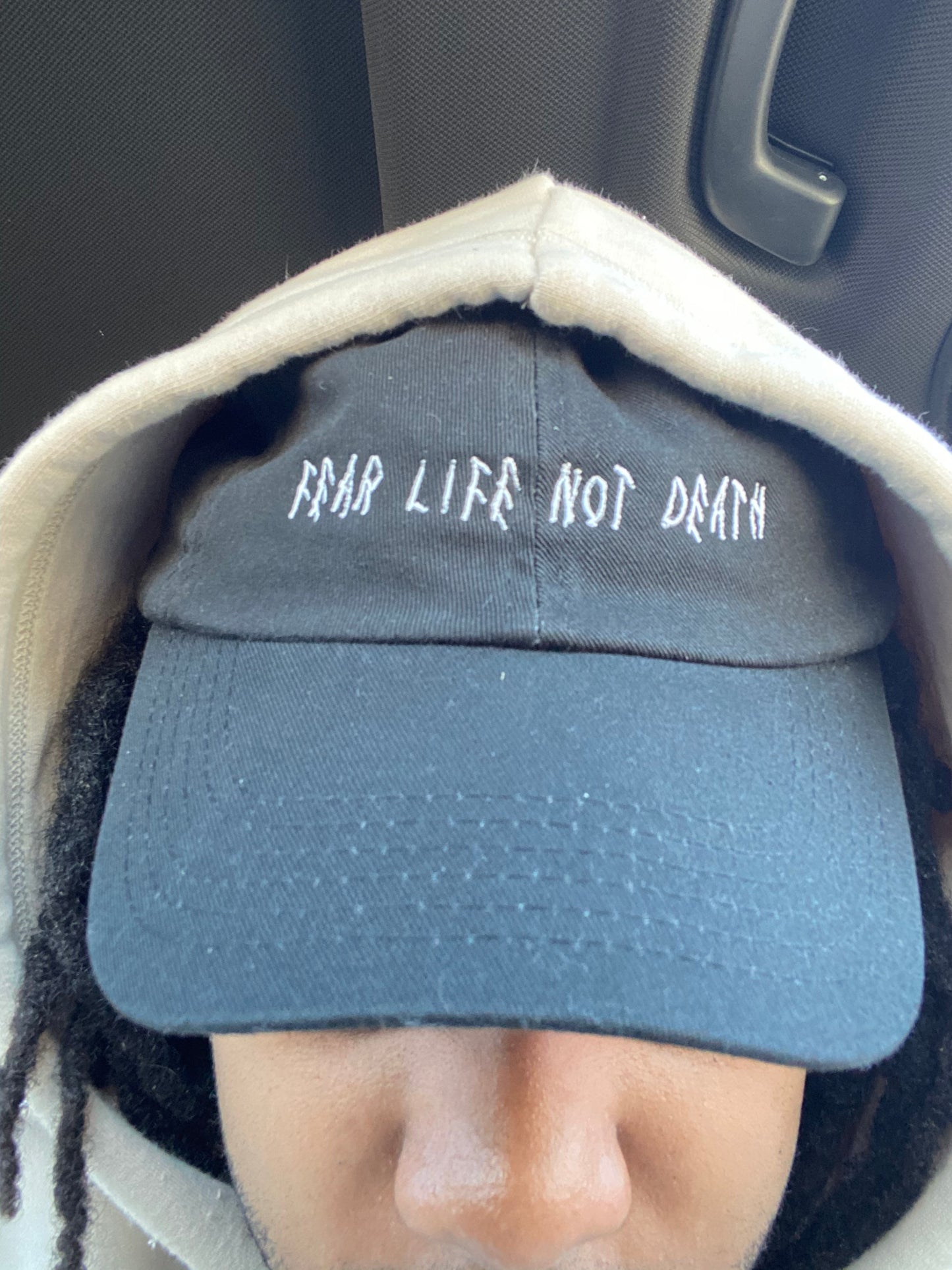 Fear Life Not Death Dad Hat